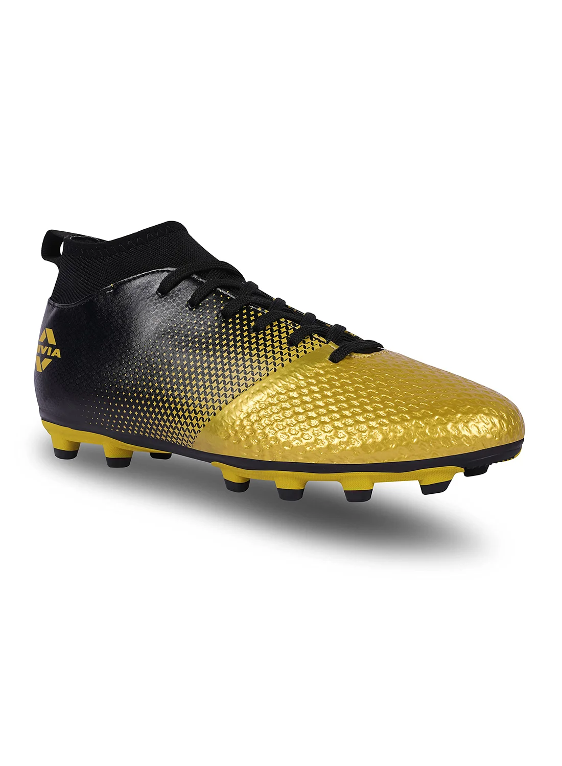 Nivia Ashtang Football Shoes Synthetic Leather PVC Sole Lace-Fastening Padded Footbed (Size 43) eo5tp