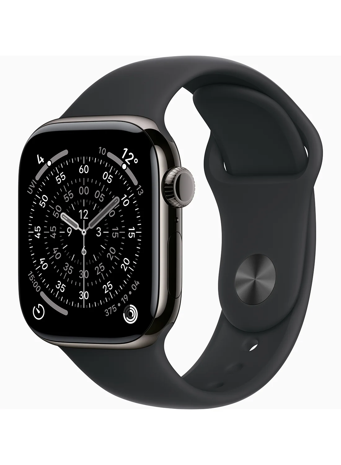 Premium Smartwatch GPS + Cellular 42mm Titanium Case With Sport Band (Black, M/L) 30bx2
