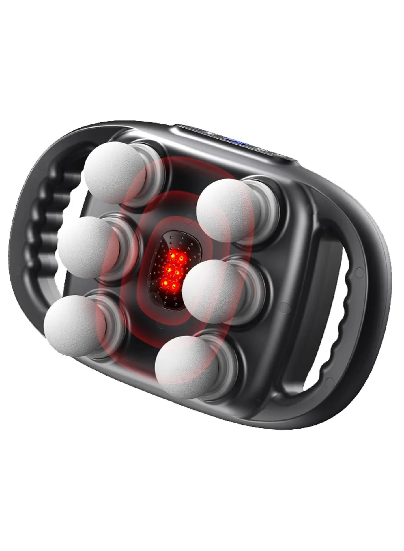 TIGER Deep Tissue Massage Gun with 6 Interchangeable Heads - Professional Muscle Recovery Device for Full Body Relaxation (6-Head Set) 86xqd