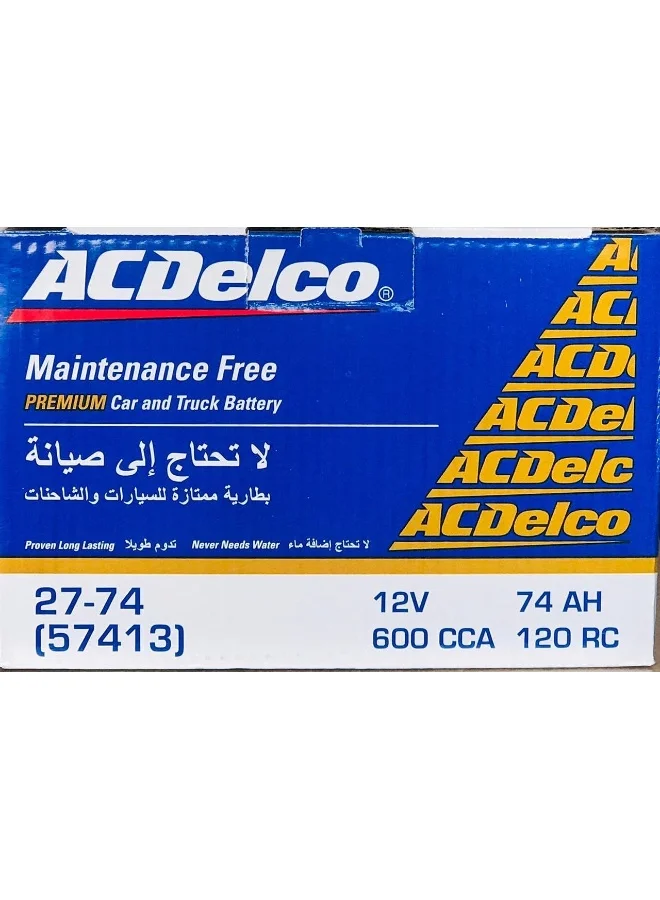 Premium Automotive Lead-Acid Battery (12V, 74AH, 57413, 57412) gzw4j