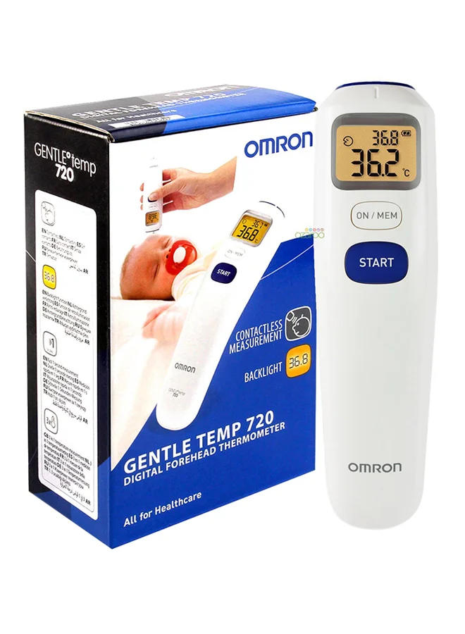 Premium Non-Contact Infrared Forehead Thermometer for Accurate Temperature Monitoring (1 Unit) hicq9