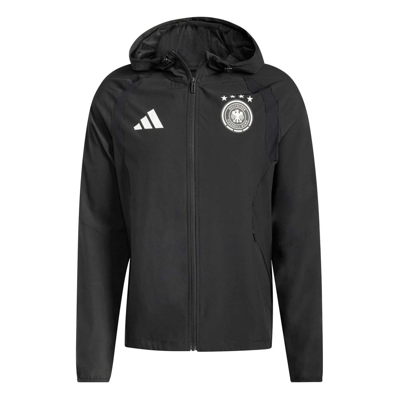 Sport Full Zip Windbreaker Lightweight Athletic Jacket for Travel (Black, Large) kzmi9