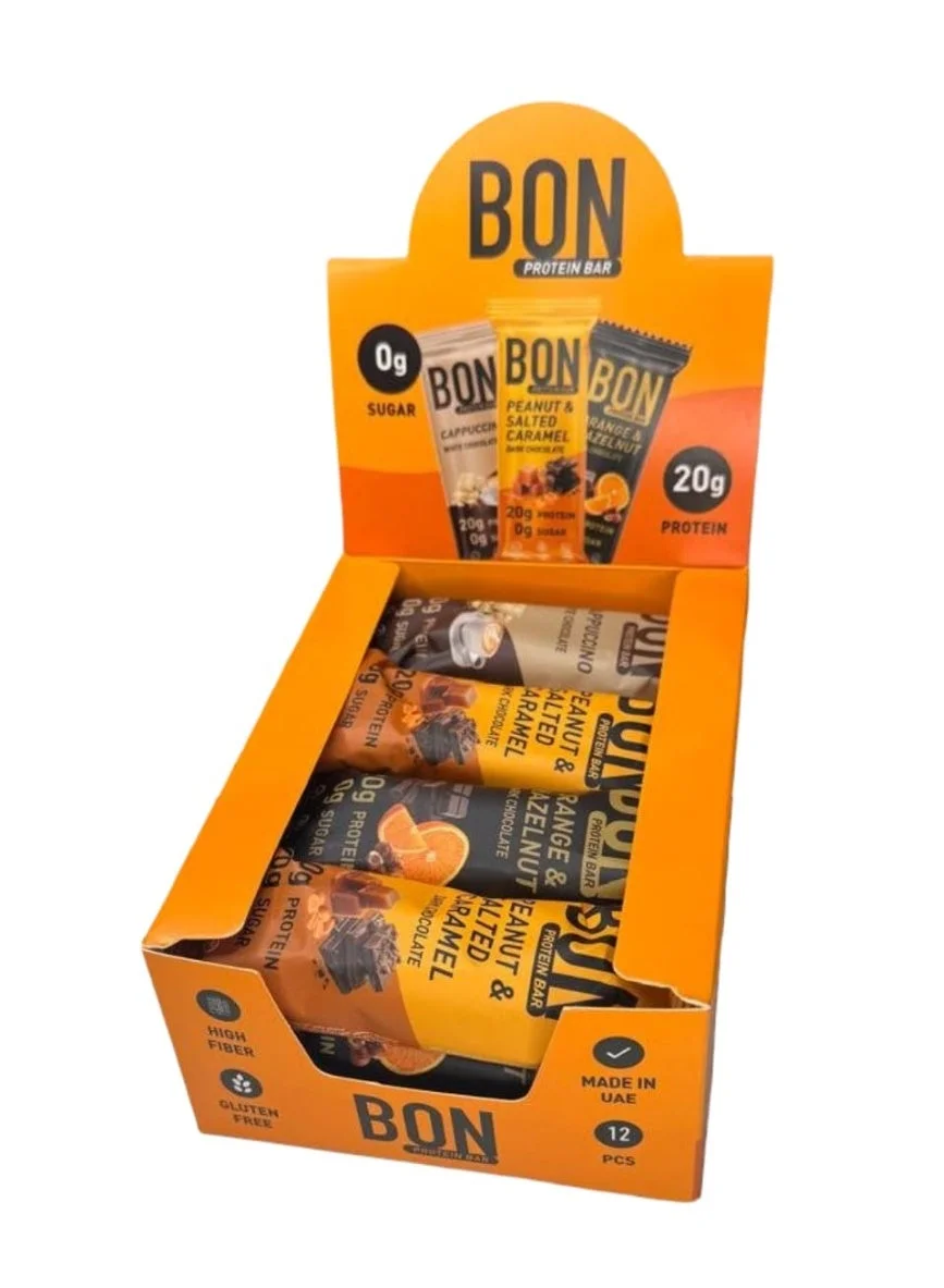 BON Protein Bar High-Protein Snack Bar (1 Serving, 60g) vbm3x