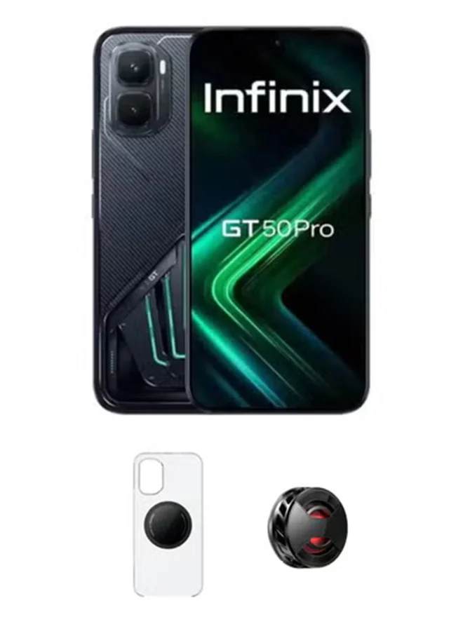 Infinix GT 50 Pro 5G Smartphone 512GB 24GB RAM Dual SIM Black Abyss (6.78-inch Display, 6500mAh Battery) - Middle East Version u18kd