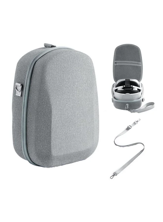 JOYROOM Premium Hard Shell VR Headset Carrying Case (Shockproof EVA, Grey, Universal Fit for Portable Travel and Storage) gmtdp