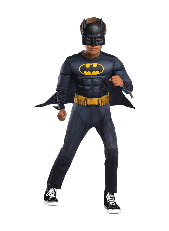 Premium Superhero Deluxe Costume Set (Polyester Blend) for Kids (Size S) ebf0c
