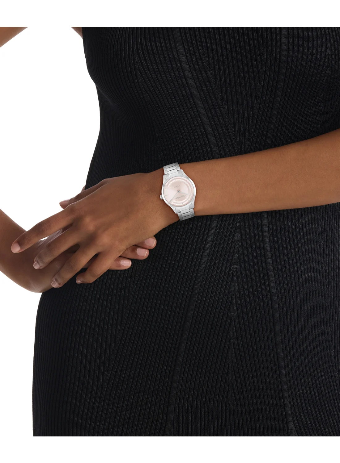 Premium Automatic Analog Watch for Women Stainless Steel Bracelet (Silver, 32mm) scrof