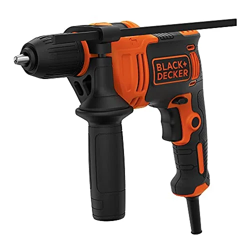 Premium Hammer Drill 6.5-Amp 13mm Corded Power Tool for Heavy-Duty Drilling (Black, 13mm) udq53