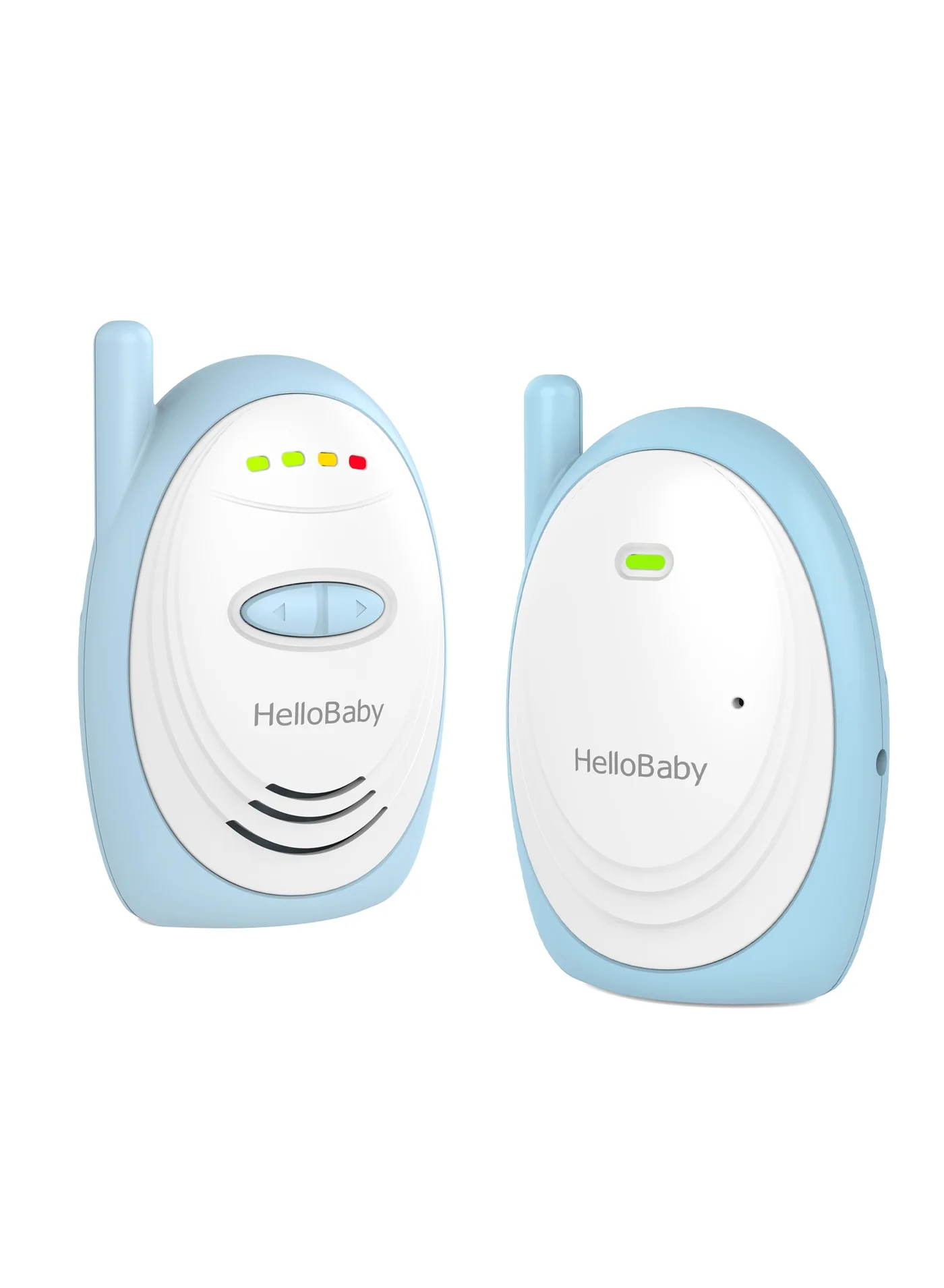 Hellobaby Audio Baby Monitor HB168 DECT 6.0 Technology with High Sensitivity Microphone and Sound Indicator (Single Unit) qrwvq