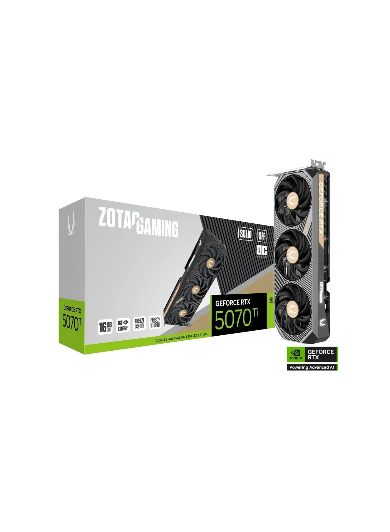 Premium High-Performance Graphics Card SFF OC Edition (Grey, 16GB VRAM) 8fq46