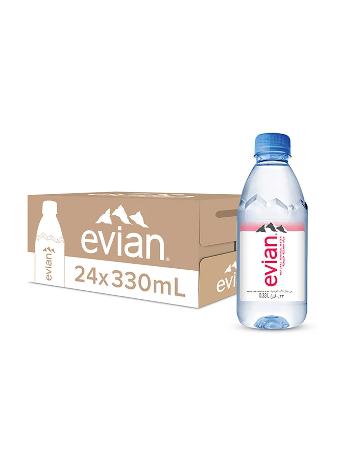 Premium Natural Mineral Water Refreshing Hydration (330 mL, Pack of 24) kvr5n