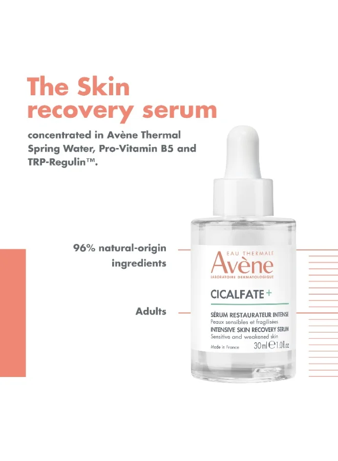 Avene Cicalfate+ Intensive Skin Restorative Serum for Fragile Skin Barrier Repair with Pro-Vitamin B5 (30 mL) 6srpd