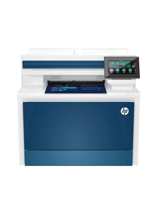 Professional Color Laser Multifunction Printer High-Speed Office Document Solution (Blue/White, 1 Unit) roxgh