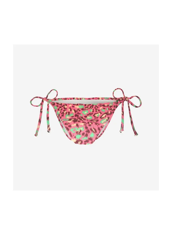 Premium Animal Print Bikini Bottom Classic Fit Swimwear for Women (Medium) flh95