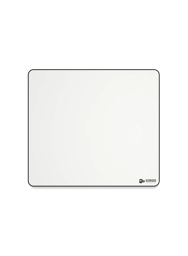 Premium Gaming Mouse Pad Large Desk Mat with Stitched Edges (White, 40.6 cm x 45.7 cm) 36xbd