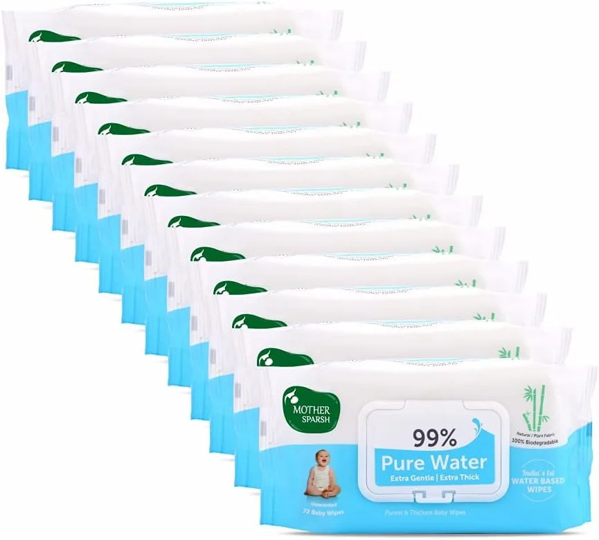 Premium Pure Water Baby Wipes Extra Gentle and Thick (12 Packs, 864 Wipes Total) 3kpum
