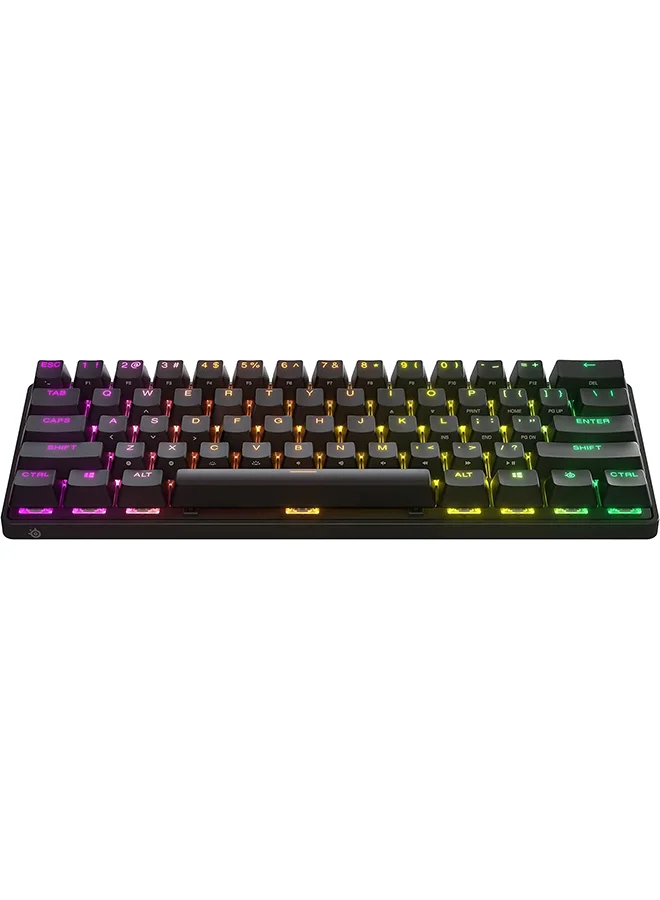 Premium Compact Wireless Mechanical Gaming Keyboard - Adjustable Actuation - 60% Form Factor - Bluetooth & 2.4GHz Connectivity - Black yo0ao