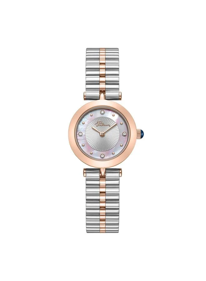 POLICE Agra Analog Watch for Women Stainless Steel Bracelet (Silver, 24mm) 47qpr