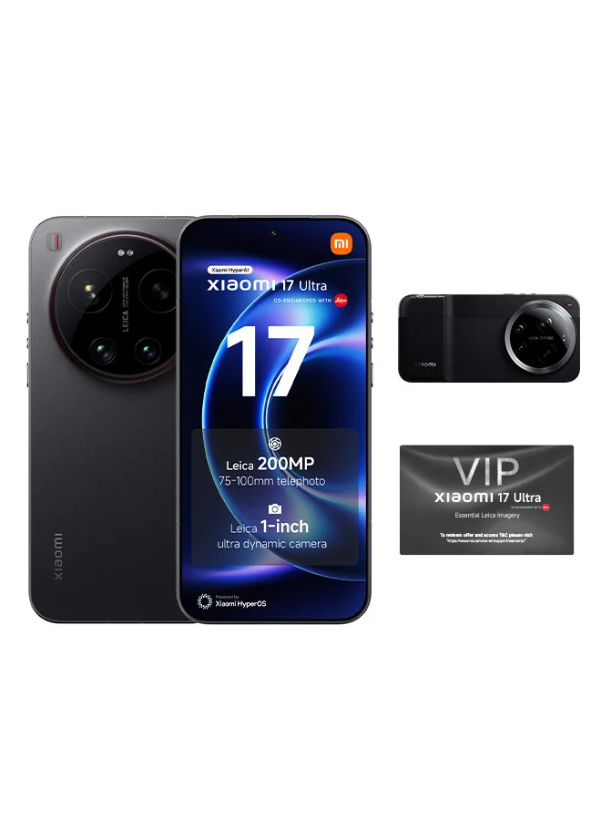Smart 17 Ultra 5G Smartphone (16GB RAM, 512GB Storage, Black) with Professional Photography Kit and 3-Pin Adaptor rt7ti