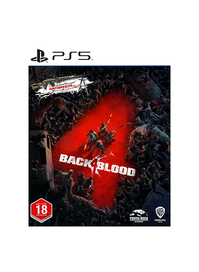 Back 4 Blood Video Game (English/Arabic Edition) for Next-Gen Console qrosk