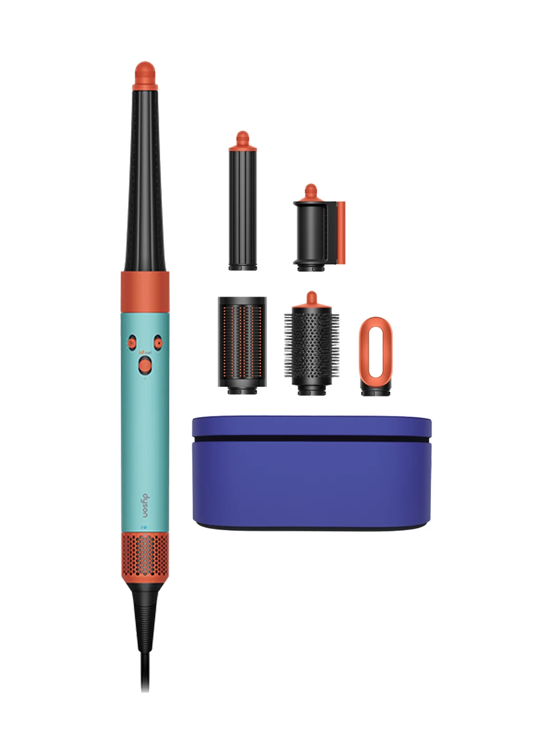 High-Speed Ionic Multi-Styler and Hair Dryer with Ceramic Plates for Straight and Wavy Styling (Patina/Topaz, 1 Unit) hvvrf