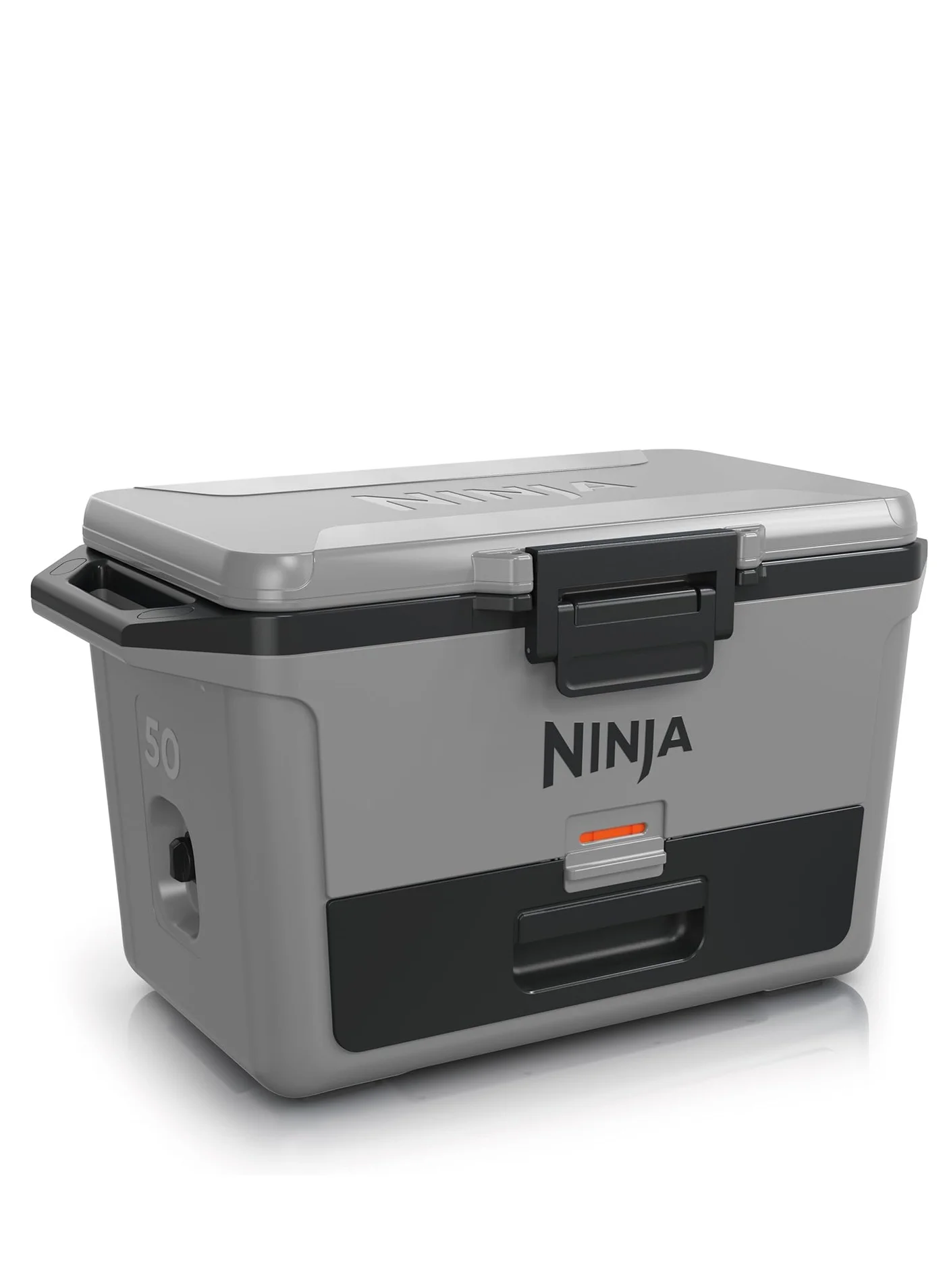 Premium Hard Cooler Insulated Cool Box Heavy-Duty Outdoor Storage (White, 47L) ks6xl