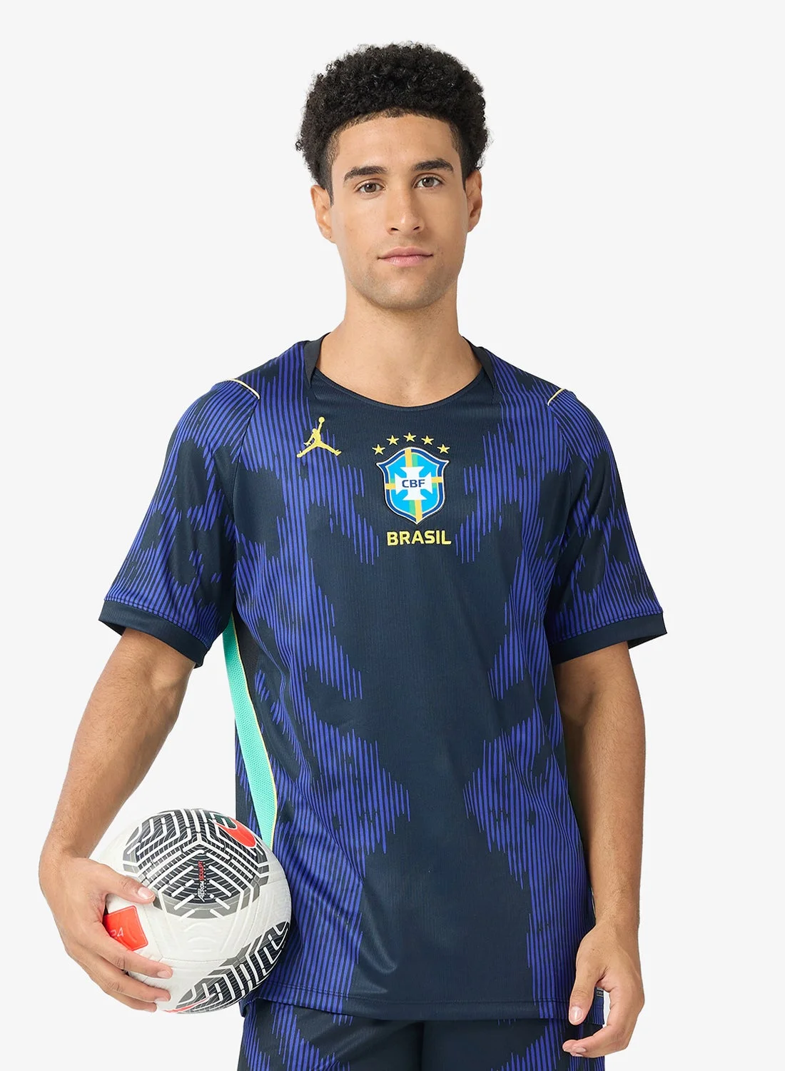 Athletic Brazil 2026 Away Jersey Premium Breathable Soccer Shirt for Fans (Blue, Adult) dlk6p