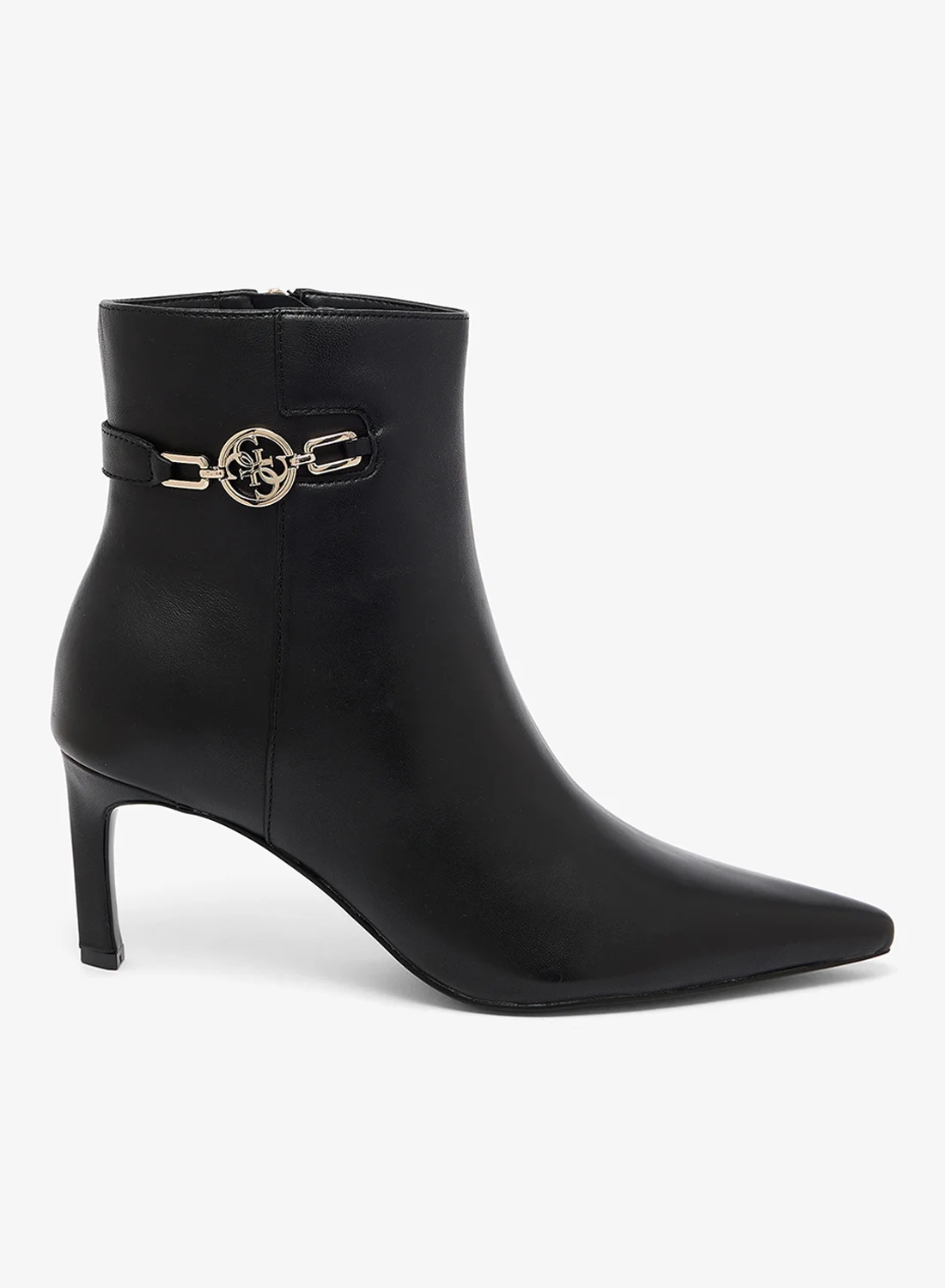 Premium Leather Stiletto Boots Pointed Toe Elegant Ankle Footwear for Women 6zvk9