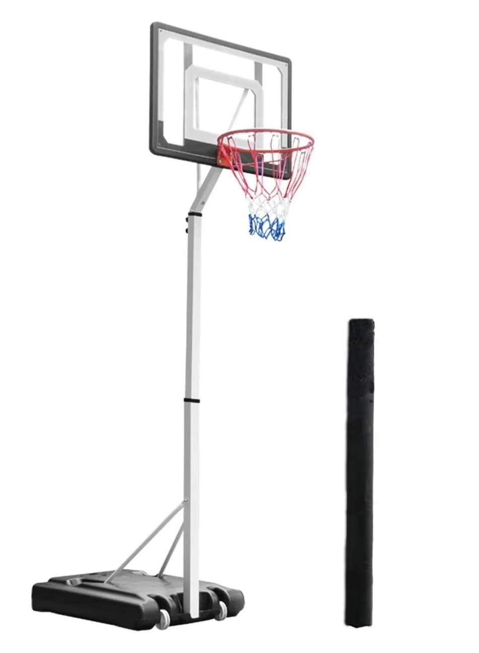 Pikengenus Portable Height-Adjustable Basketball Hoop System with Wheels for Indoor and Outdoor Play (Adults and Kids, Metal) ub7uu
