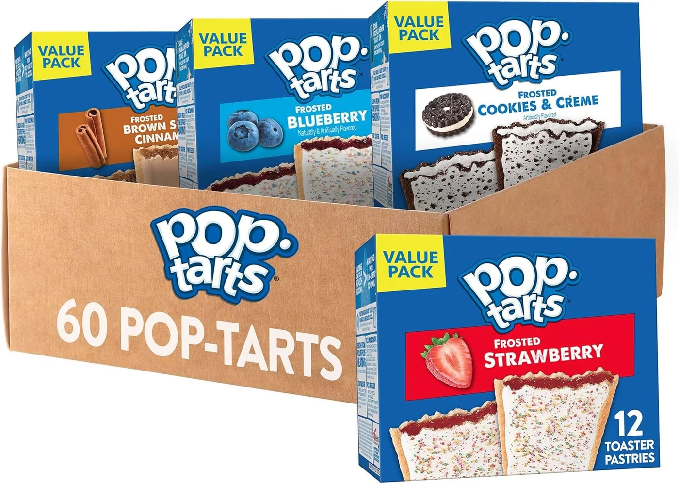 Premium Breakfast Toaster Pastries Variety Pack (480g) 7zogi
