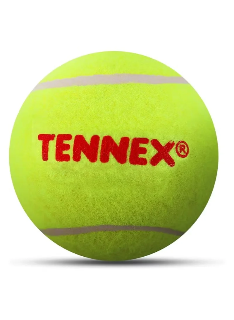 Tennex Heavy Duty Tennis Ball for Cricket Practice and Tournament (Yellow, Standard Size) jjuvj