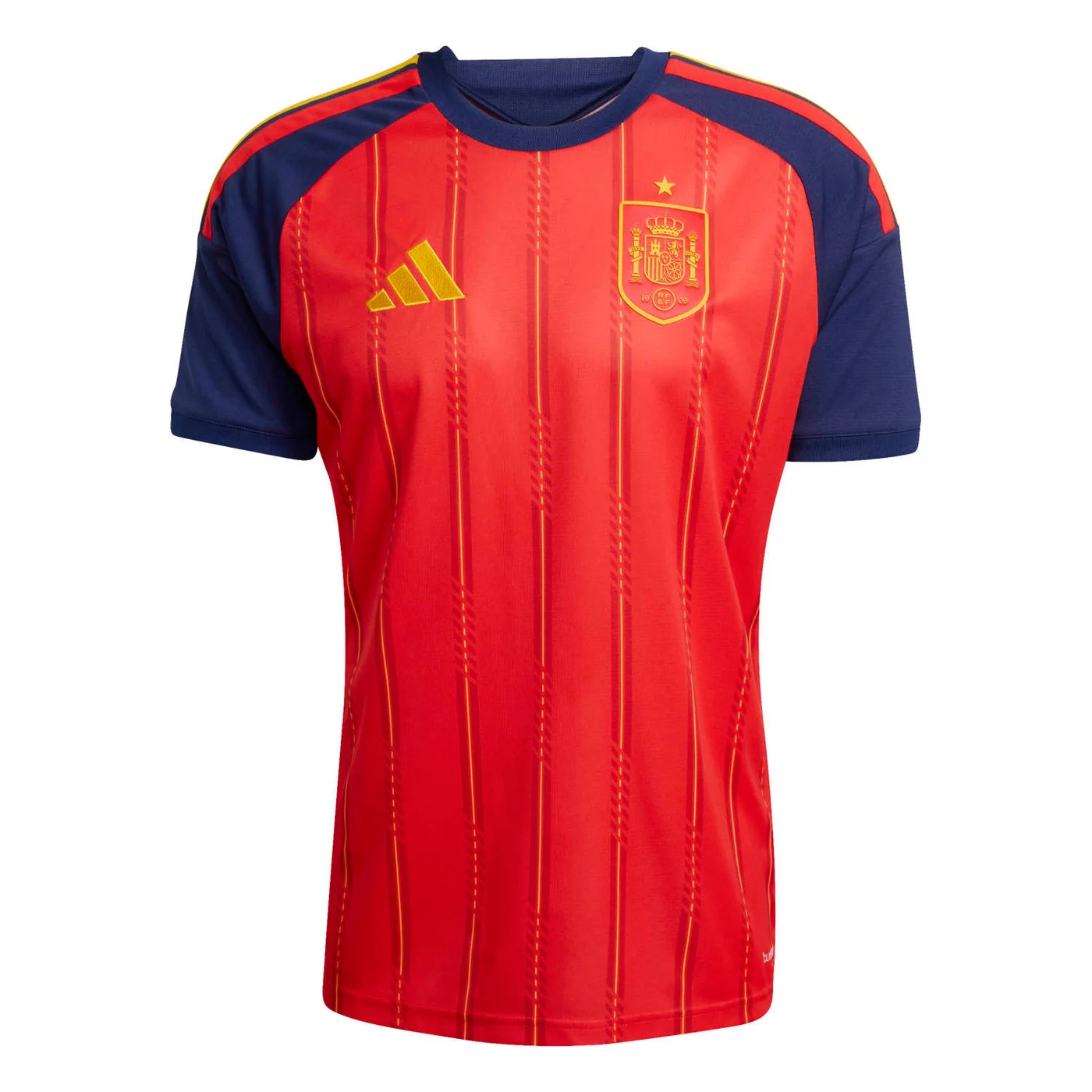 Sport Spain National Team Home Jersey Premium Breathable Fabric (Red, Large) 1pcjl