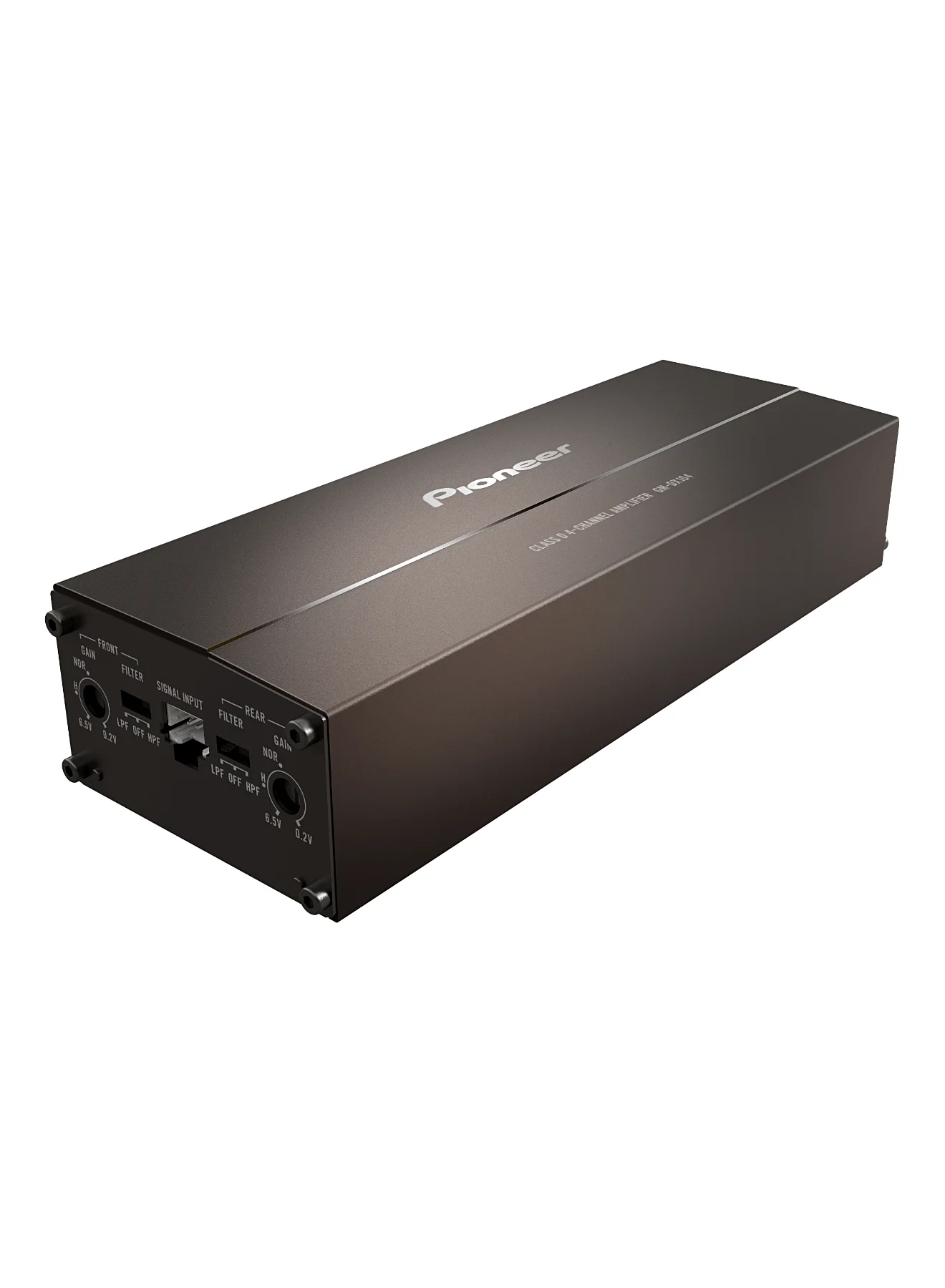 Premium 4-Channel Mini Bridgeable Car Audio Amplifier High-Resolution Sound System (45W RMS x 4) geqia