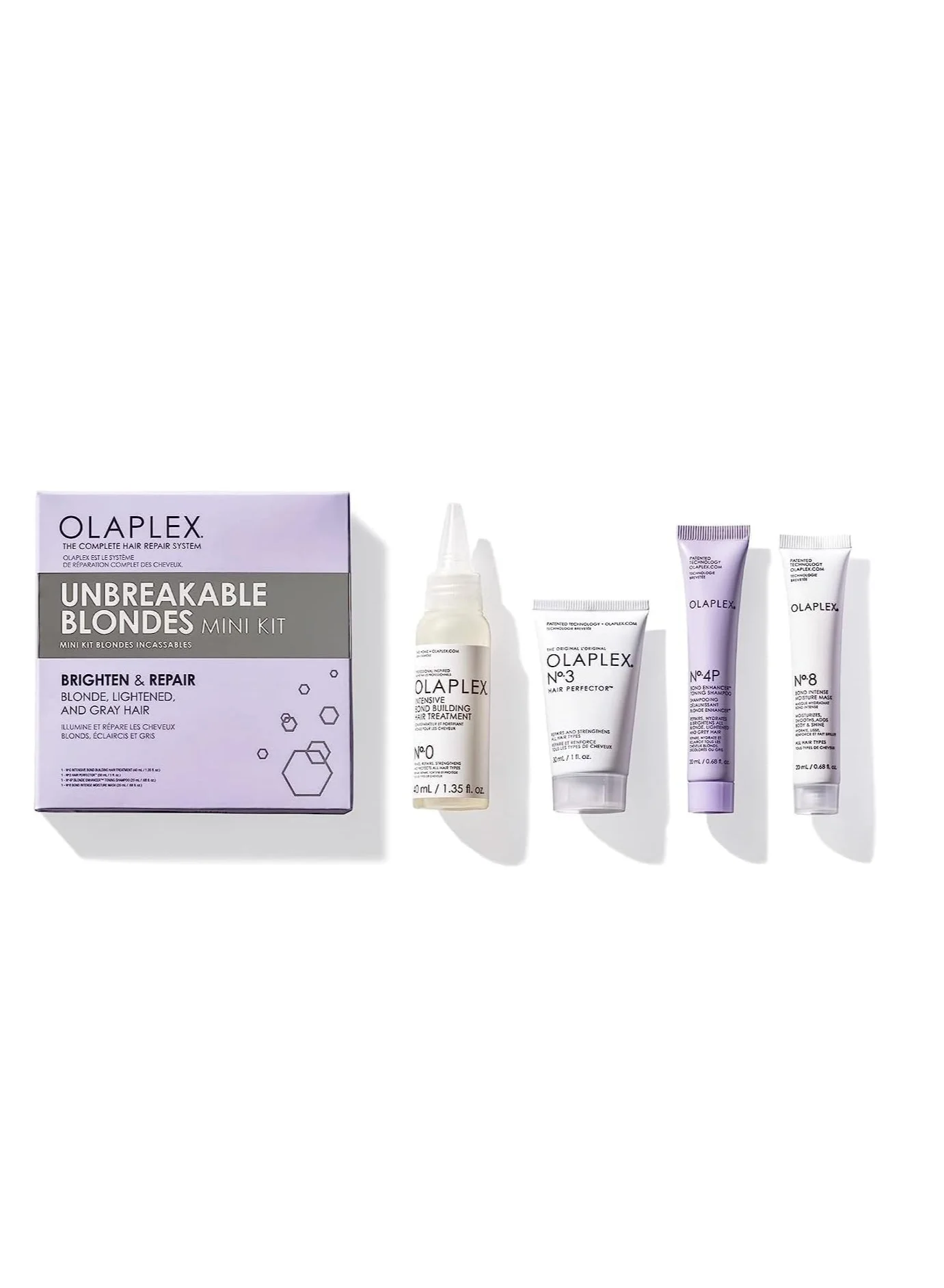 Premium Hair Repair Mini Kit for Blonde Hair (Professional Strengthening Treatment, 100 mL) fppp5