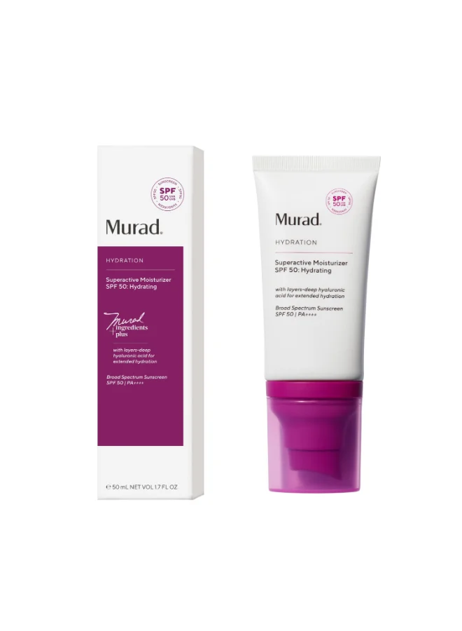 Premium Hydrating SPF 50 Sunscreen with Hyaluronic Acid for All Skin Types (50 mL) 5sf0w