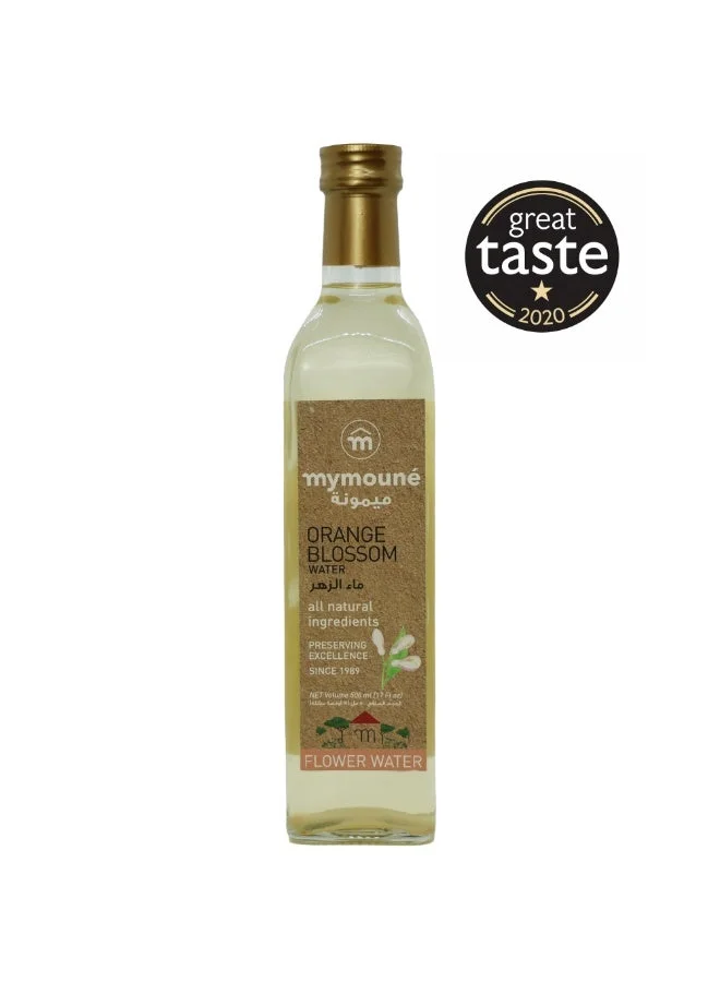 Mymoune Orange Blossom Water Premium Floral Essence for Desserts and Beverages (500 mL) s2gvh