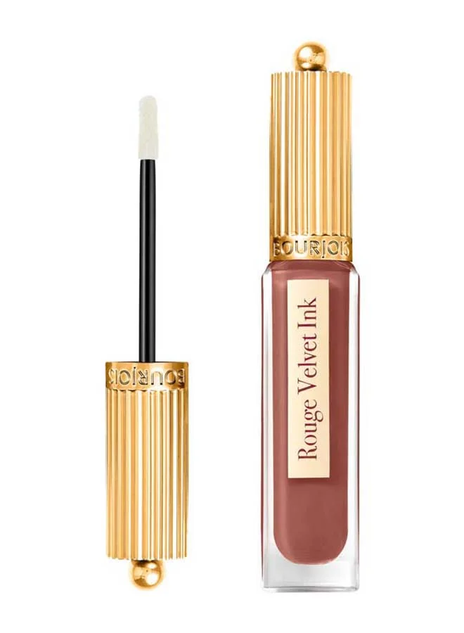 Bourjois Paris Rouge Velvet Ink Liquid Matte Lipstick (Brownista, 3.5 mL) Long-lasting High-pigment Professional Makeup For Women f4fvj