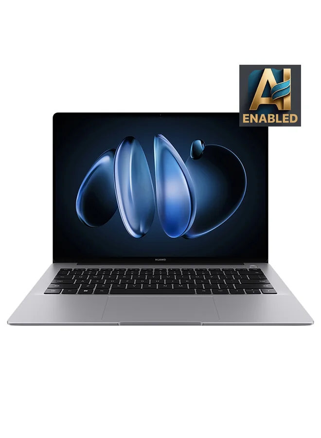 Premium 14.2-Inch OLED Touchscreen Laptop, Core Ultra 5 Processor, 16GB RAM, 512GB SSD, Windows 11, English/Arabic Keyboard (Space Gray) 9gj9v