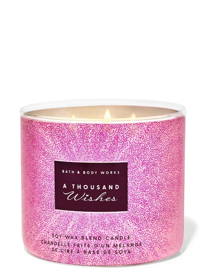Premium Scented Jar Candle A Thousand Wishes Long-Lasting Fragrance (411g) igq0k