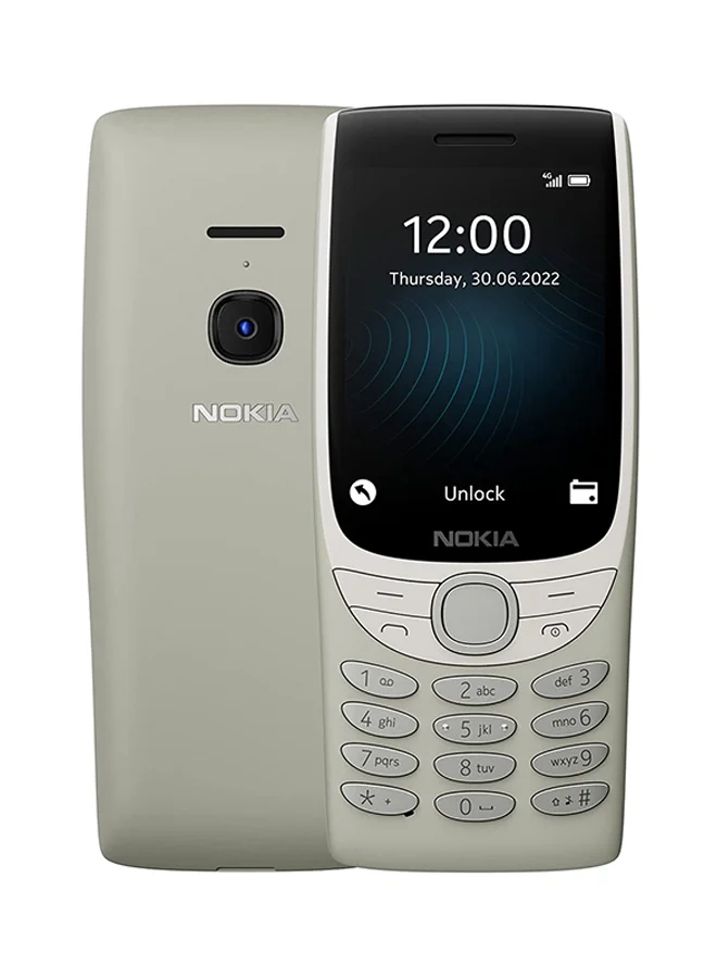 Classic Feature Phone Dual SIM 4G Mobile Device (Grey, 128MB Storage, 2.8-inch Screen) Middle East Version xjl2t