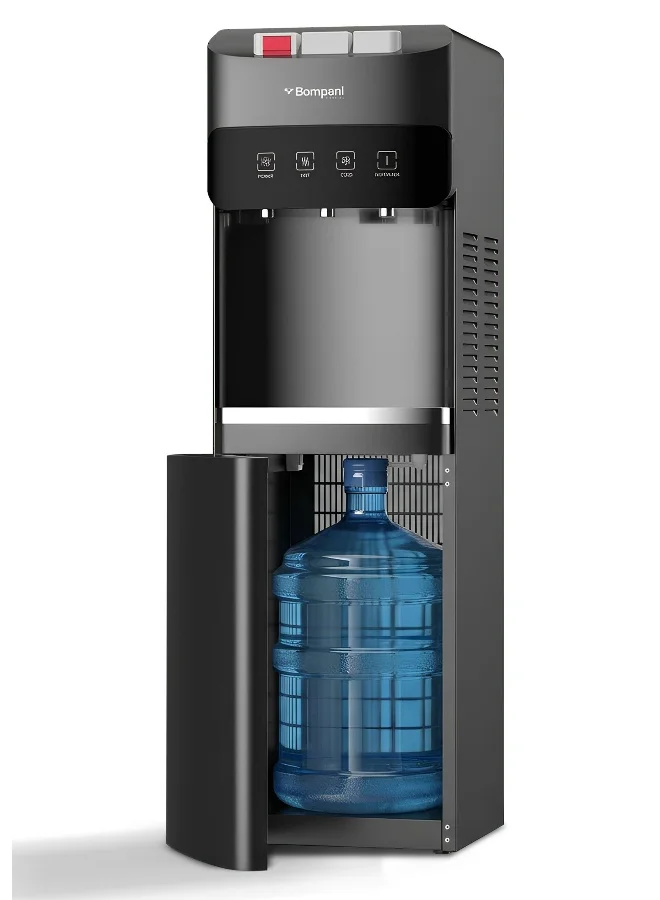 Bompani Hot and Cold Water Dispenser with 3 Taps and Child Lock (Grey, 550W Heating Power) hnsi4