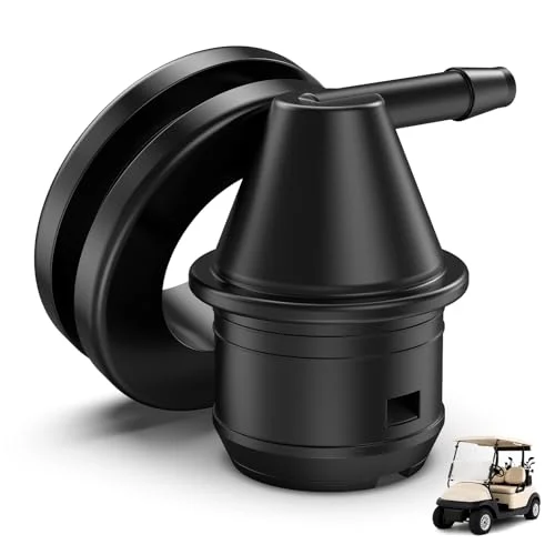 FIXHAWK Gas Golf Cart Fuel Tank Vent Assembly and Insulator Grommet Repair Kit (Premium Replacement Parts for 1992-2019 Models) x46pq