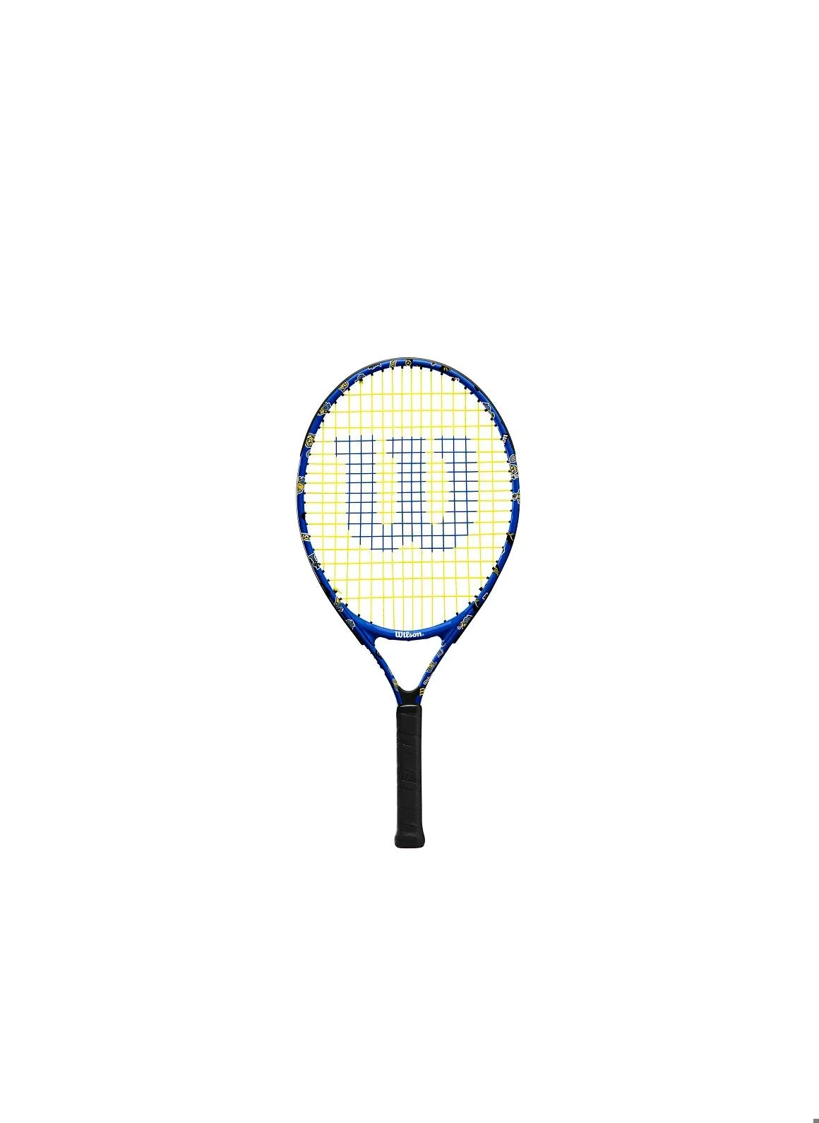 Premium Junior Tennis Racket Lightweight Graphite Frame for Beginners (Blue/Yellow, 19 Inch) zqrl0