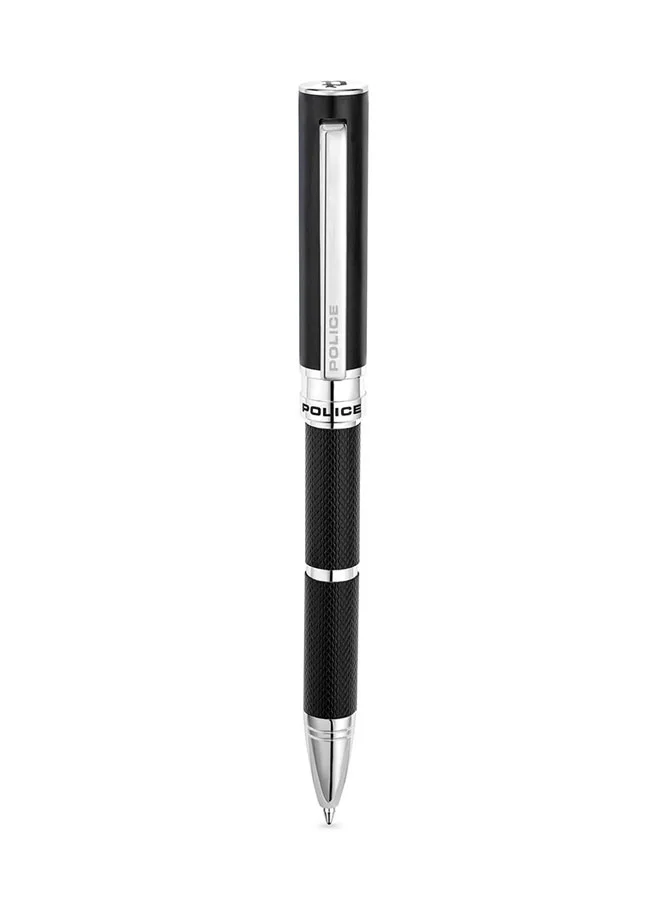 POLICE Premium Metal Ballpoint Pen Sleek Professional Writing Instrument (Black, 14 cm) re8mb
