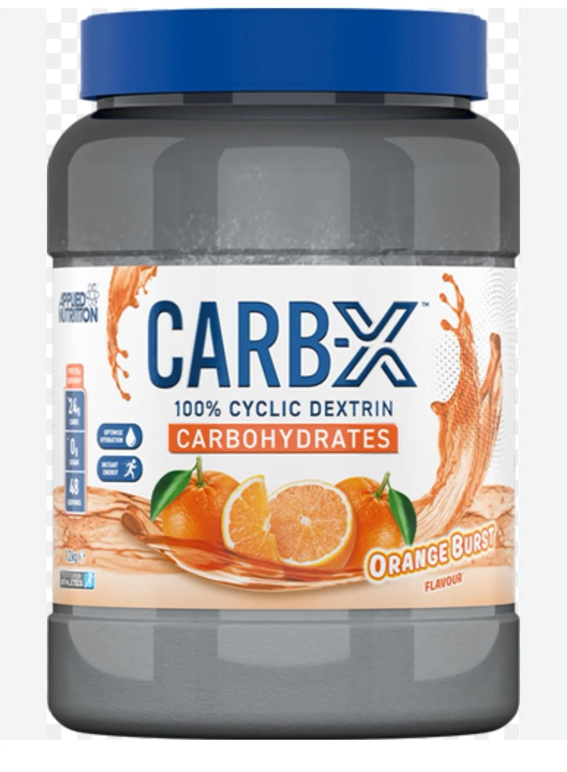 Carb X Premium Carbohydrate Powder Energy Supplement (Orange Burst, 1.2 kg, 48 Servings) janew