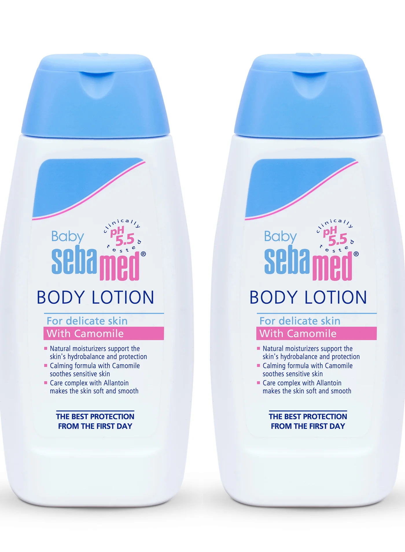 Sebamed Baby Body Lotion Gentle Moisturizing Cream for Sensitive Skin (2 x 100 mL) til0i