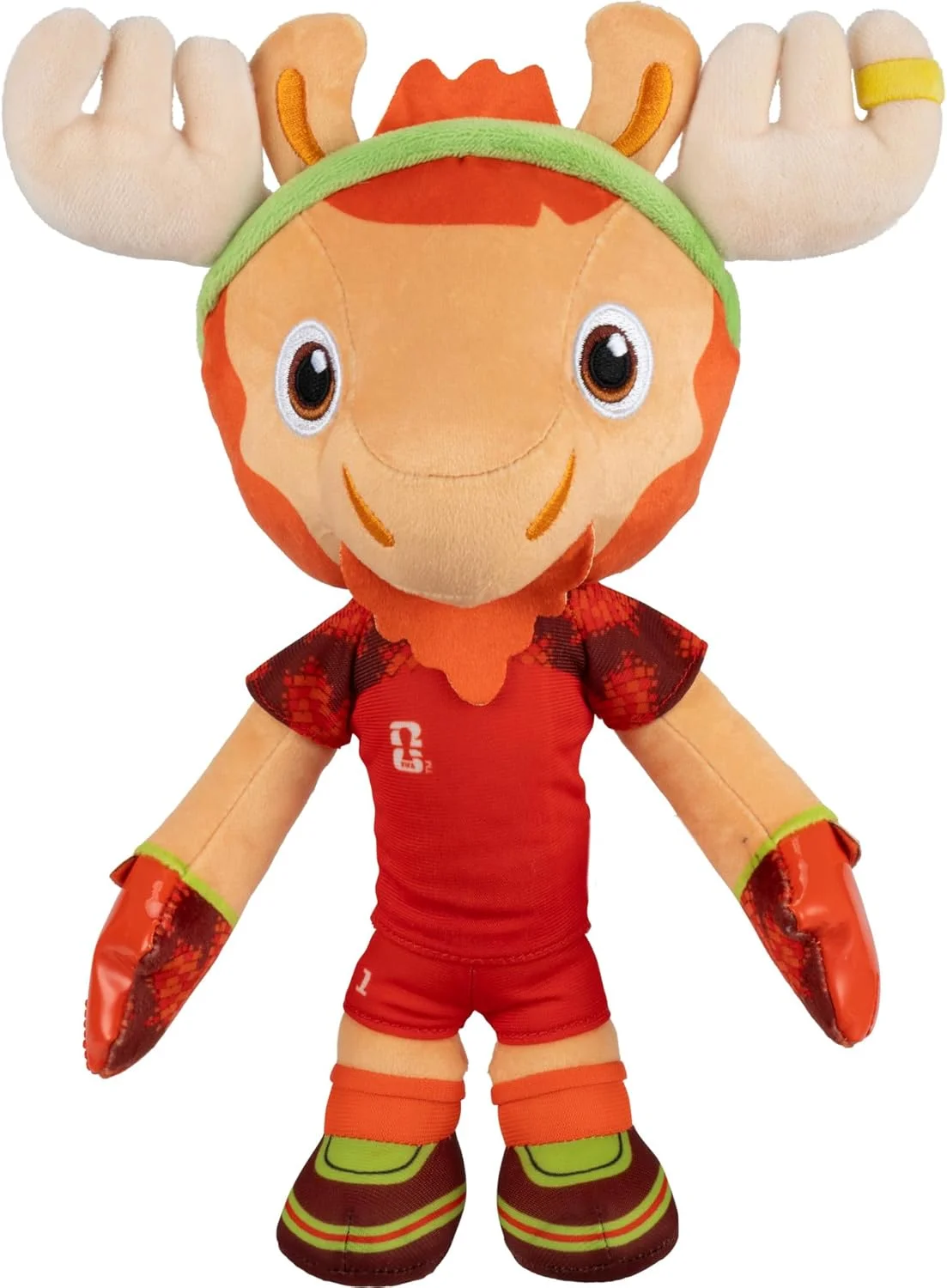 Maple The Moose Mascot Plush Toy 2026 World Cup Edition (Red, 20 cm) zjm18