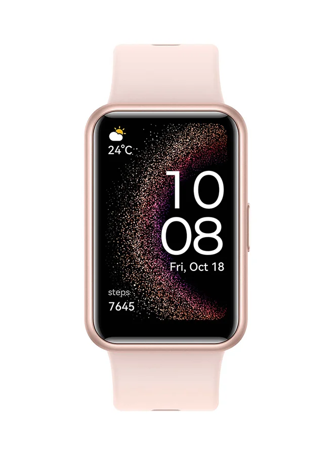 Smart Fitness Smartwatch 1.64-inch AMOLED Display with Built-in GPS and Sleep Tracking (Nebula Pink, 1.64-inch) s0oox