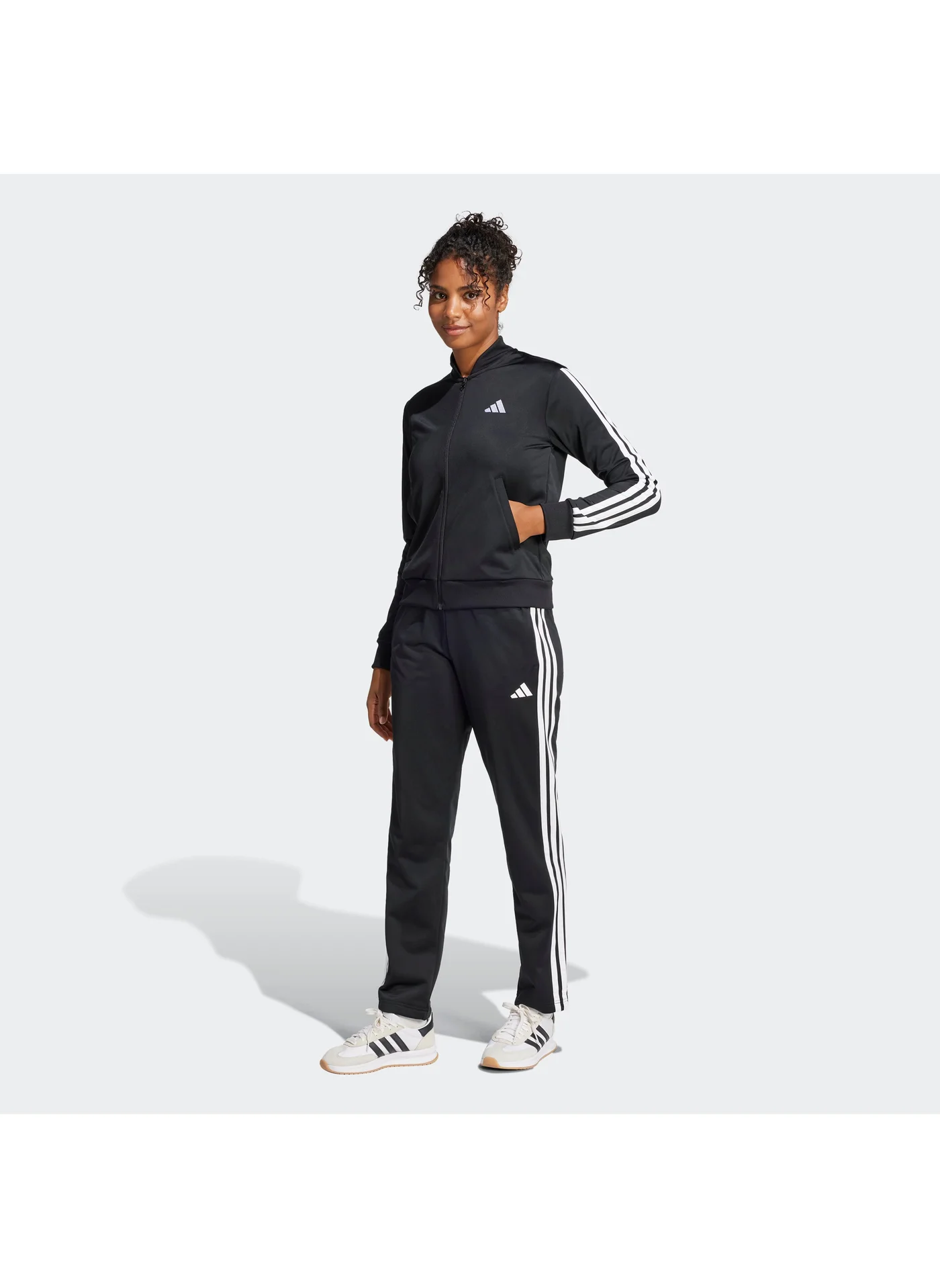 Sport Tracksuit Premium Athletic Two-Piece Set Breathable Moisture-Wicking Fabric For Men (Black, Large) vwbkv