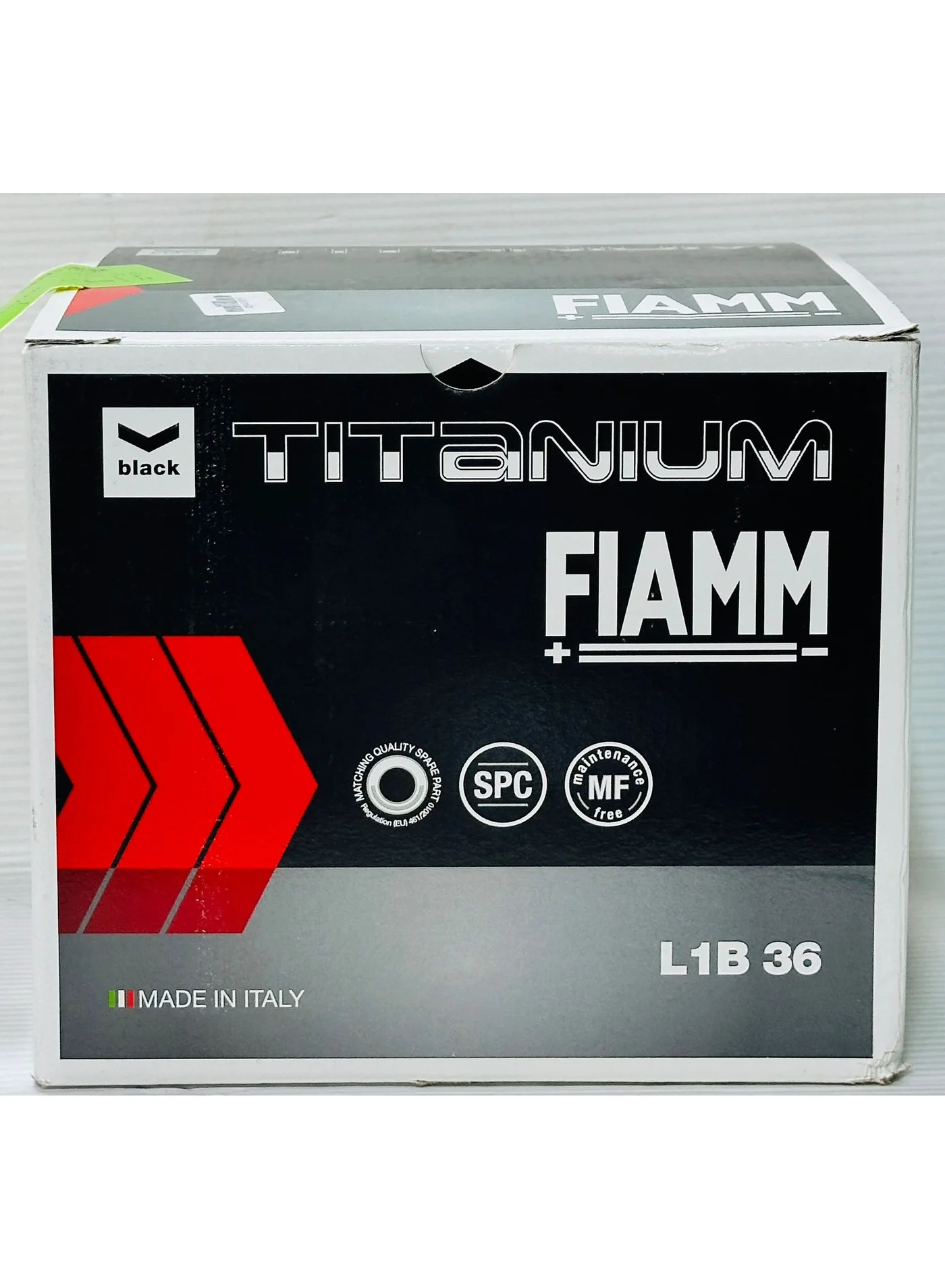 FIAMM Automotive Battery 12V 36AH L1 DIN36 50342 Premium Maintenance-Free Power Source for Toyota Hilux and Camry qrrl3